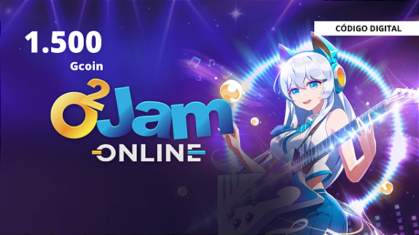 Cash O2JAM Gcoin 1.500 - Código Digital